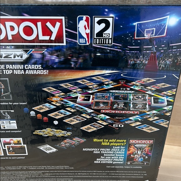Monopoly Panini Prizm NBA Trading Card Game - Black - Picture 3 of 3